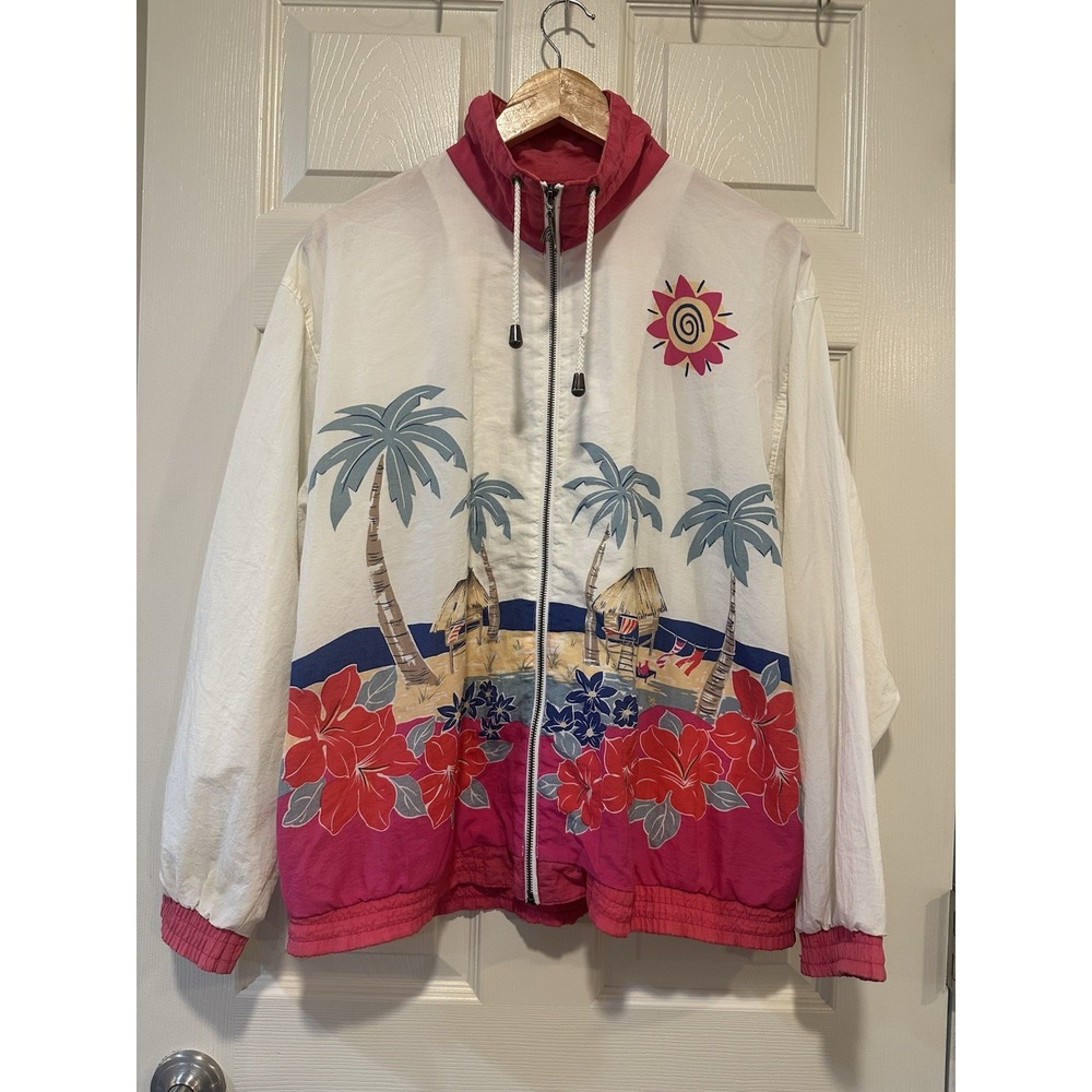 Vintage Catalina Nylon Zip Up Jacket Size M